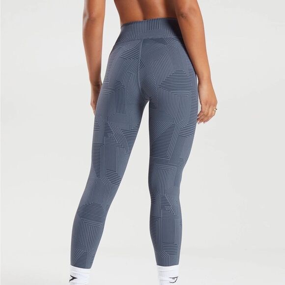 Gymshark ELEVATE LEGGINGS Size S evening blue NWT in packaging - Picture 2 of 8